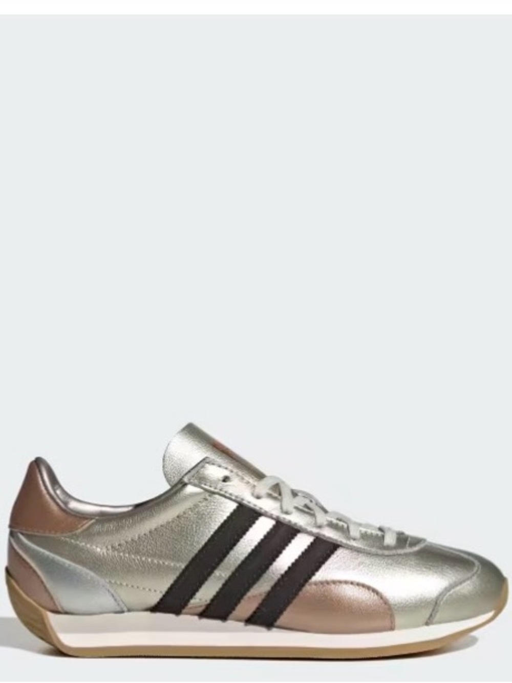 Adidas - WOMEN’S COUNTRY OG SHOES - silver/gold/core black, size 6.5